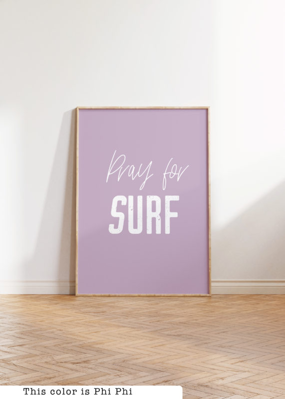 girls surfing wall art